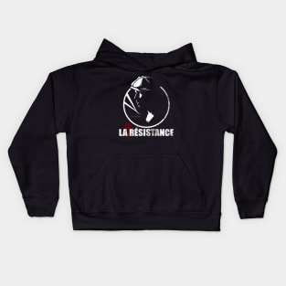 WW2 French Resistance - La Resistance (distressed) Kids Hoodie